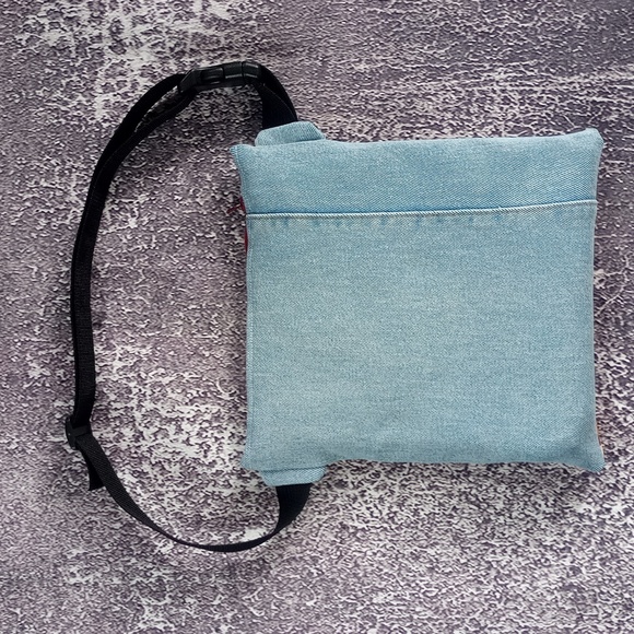 Reworked "Western Denim Cowboy" Benny Bag Messenger/Fanny Pack - Picture 4 of 10